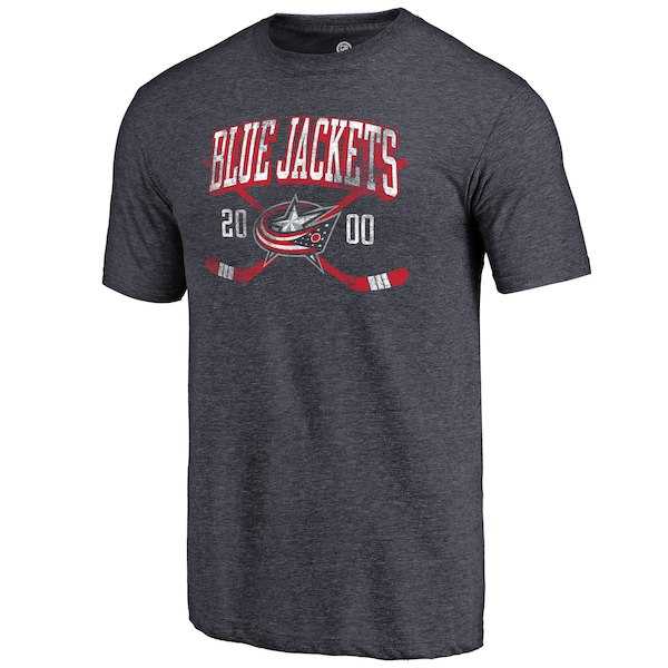 Columbus Blue Jackets Fanatics Branded Navy Vintage Collection Line Shift Tri Blend T-Shirt,We sell and wholesale Columbus Blue Jackets Fanatics Branded Navy Vintage Collection Line Shift Tri Blend T-Shirt on line form chian!